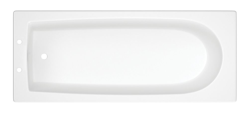 Image of Single-Ended Bath Acrylic 2 Tap Holes 1700mm 