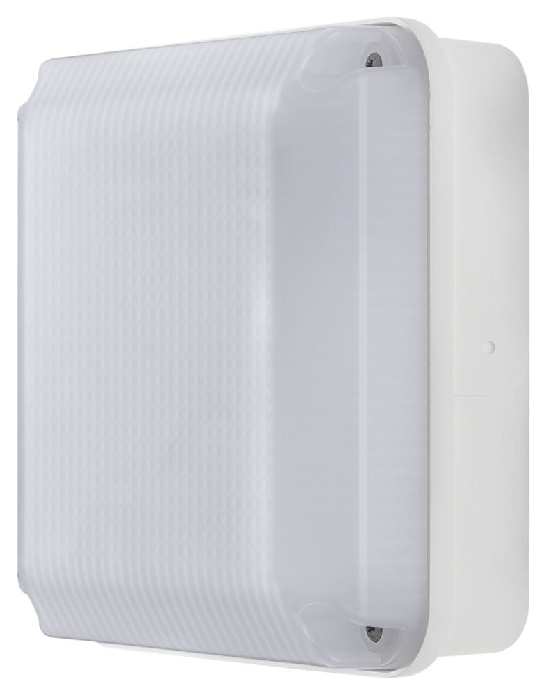 Image of Luceco Mosi Outdoor Square LED Bulkhead White 6W 735lm 