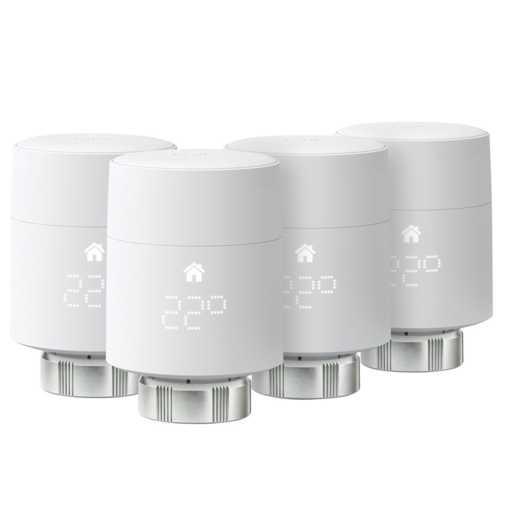 Image of Tado White Smart TRV Head 4 Pack 