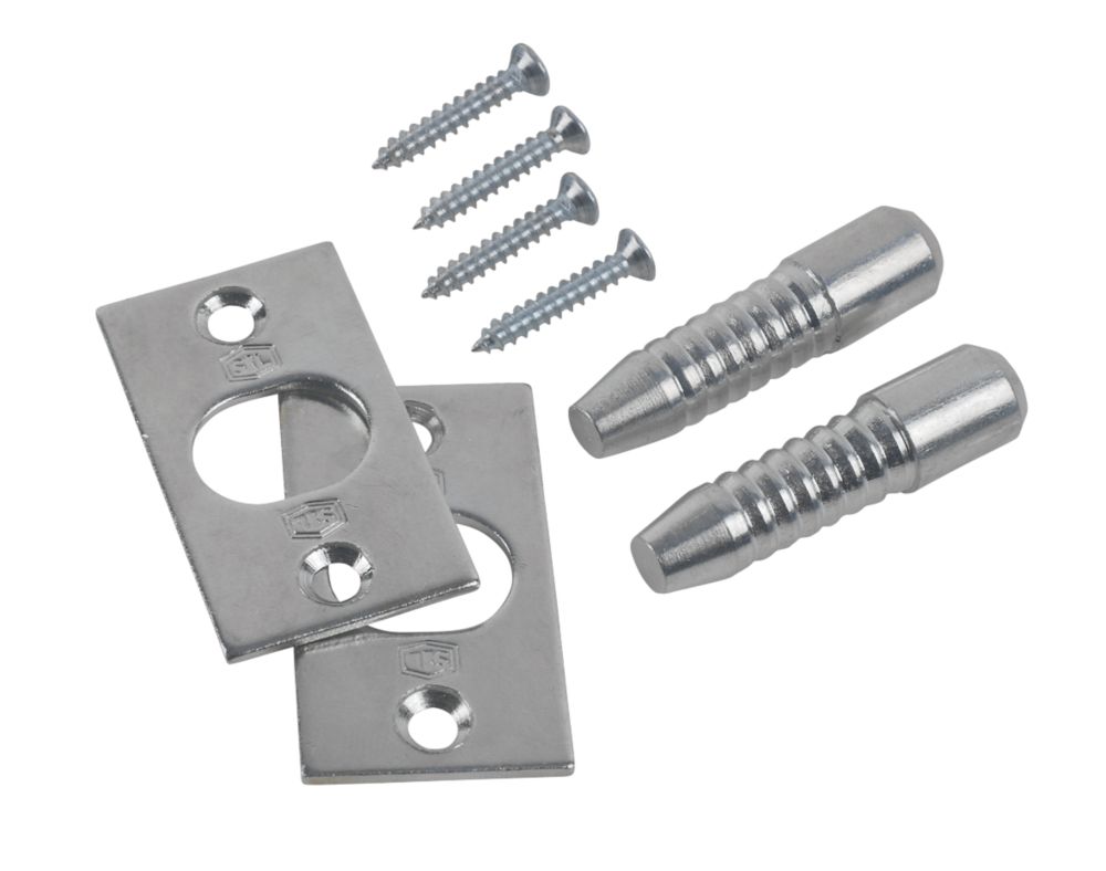 Image of Smith & Locke Hinge Bolts Zinc-Plated 2 Pack 