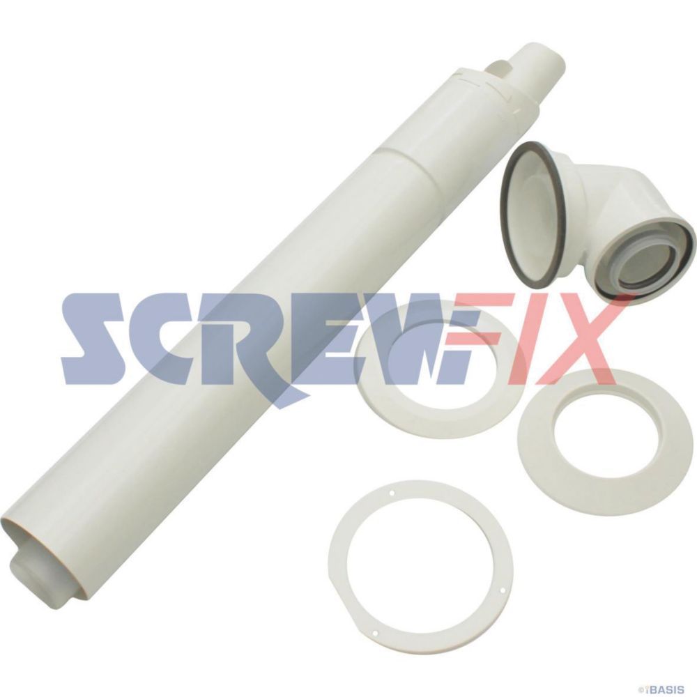 Image of Worcester Bosch 8716119426 HORIZONTAL FLUE KIT 60/100 AZB904 