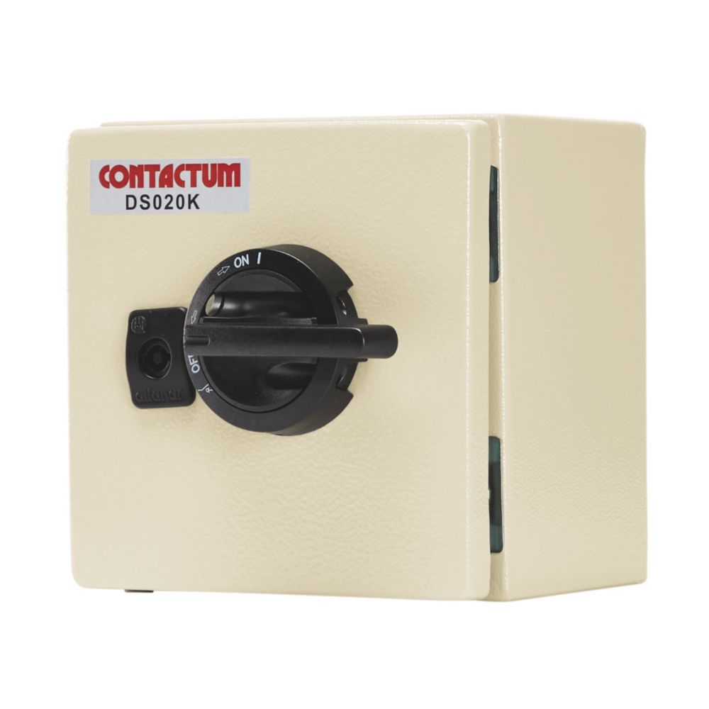 Image of Contactum DS020K 20A 3P+N+E Unfused 3-Phase Enclosed Disconnector 