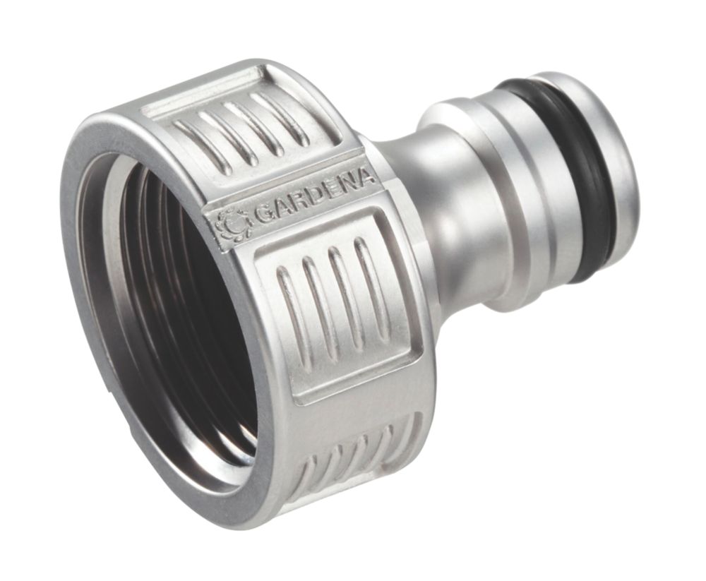Image of Gardena Premium 21mm Single-End Male Tap Connector 