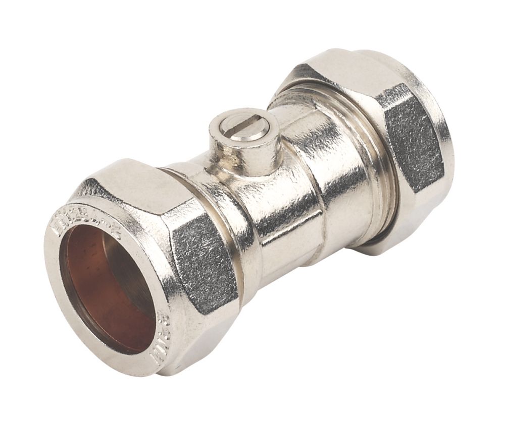 Image of Isolating Valve 22mm 2 Pack 