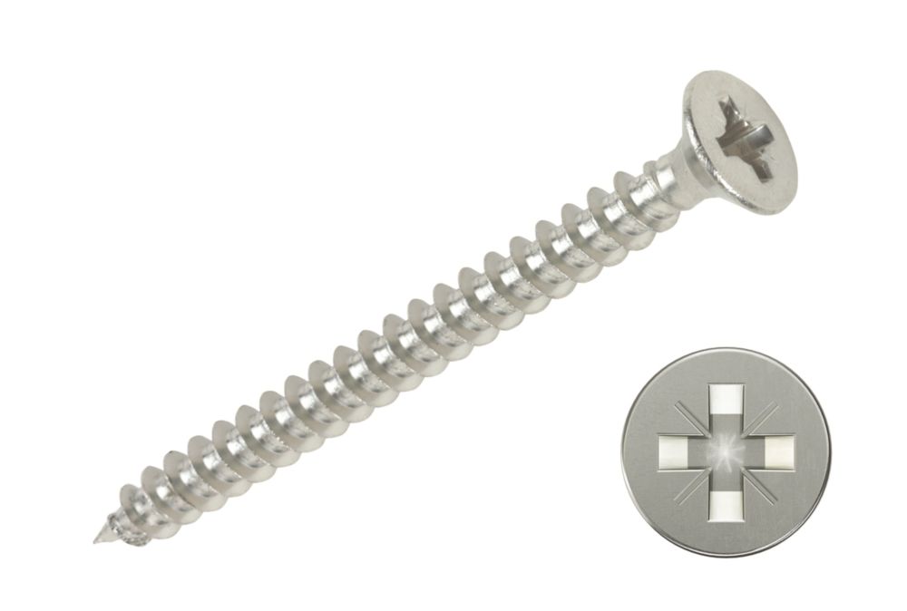 Image of Ultra Screw PZ Double-Countersunk Multipurpose Screws 4mm x 40mm 200 Pack 