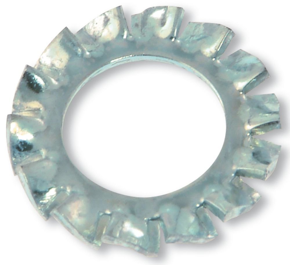 Image of Easyfix Steel Shakeproof Washers M8 x 0.8mm 100 Pack 