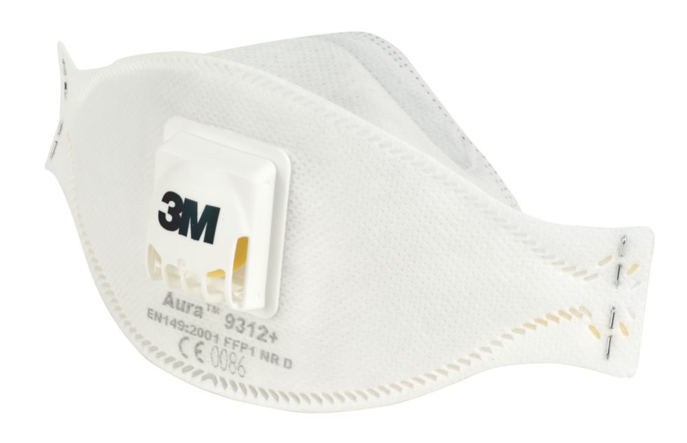 Image of 3M Aura 9312 Disp. Valved Dust/Mist Respirator P1 