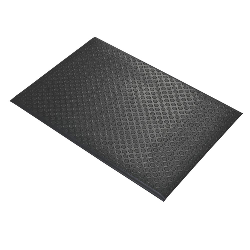 Image of COBA Europe Orthomat Dot Anti-Fatigue Floor Mat Black 0.9m x 0.6m x 9mm 