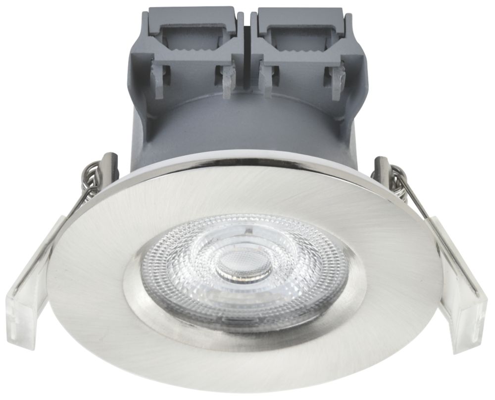 Image of LAP Fixed LED Downlight Brushed Nickel 4.5W 400lm 