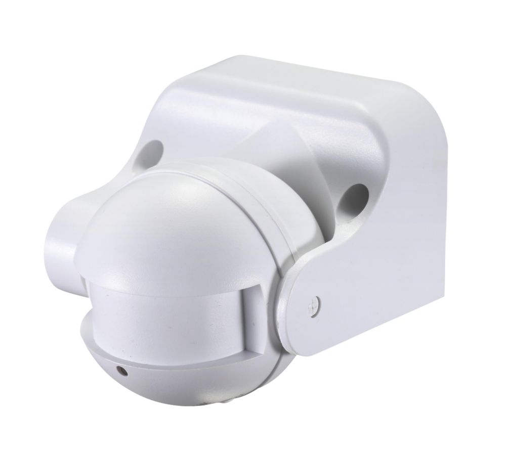 Image of Zinc Indoor & Outdoor White Microwave Ceiling or Wall-Mounted Sensor 360Â° 