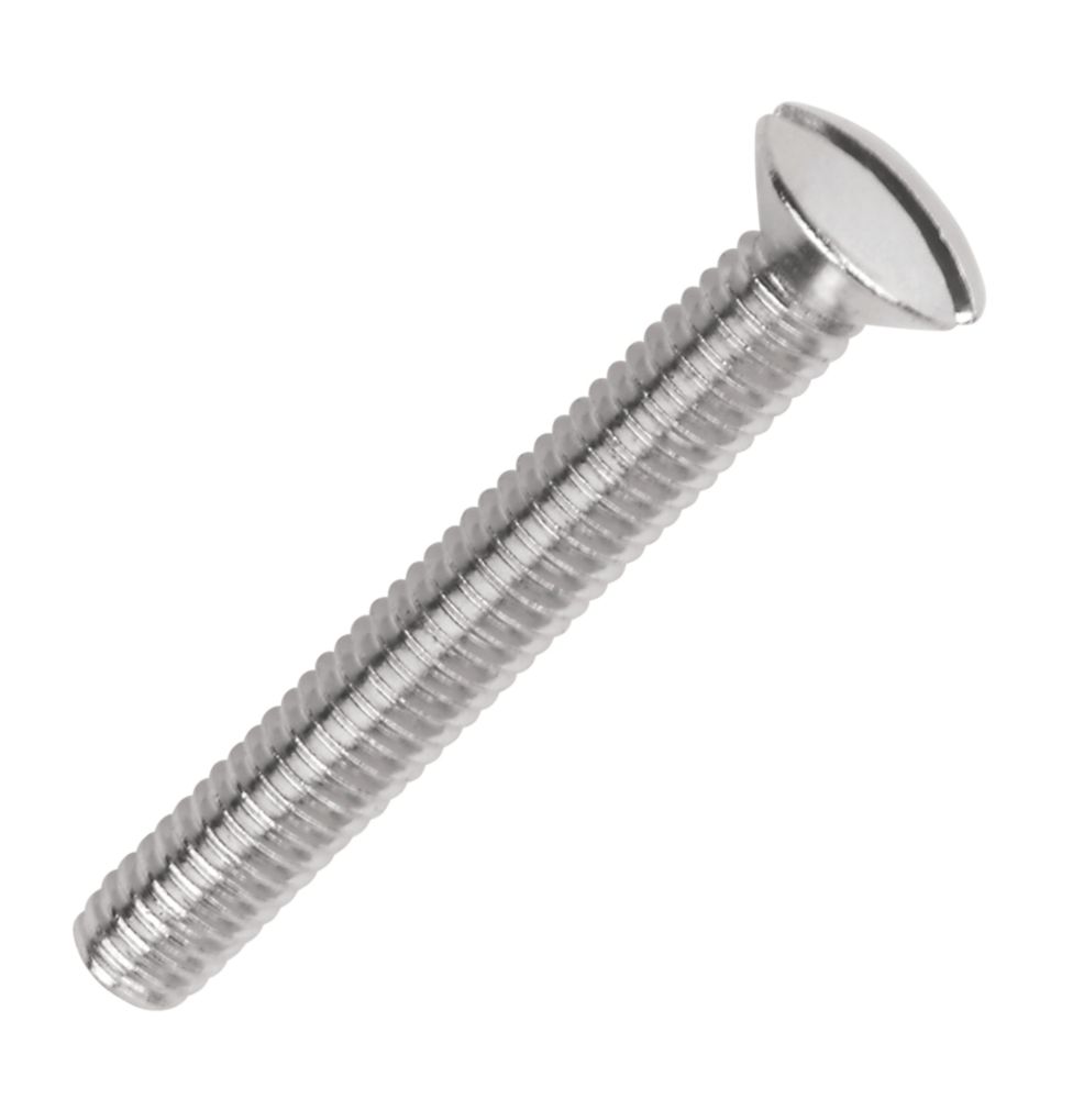 Image of Easydrive Slotted Raised Electrical Screws M3.5 x 50mm 50 Pack 
