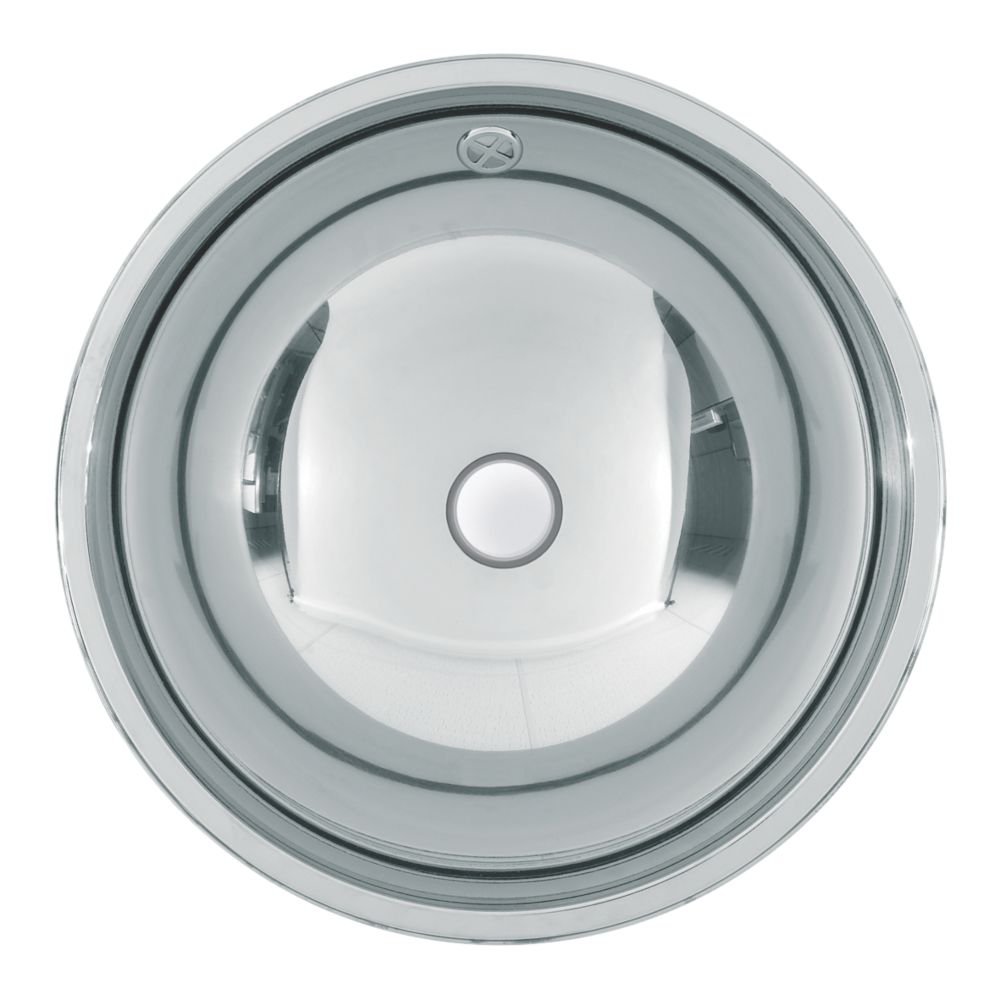 Image of Rondo Under-Mounted or Inset Vanity Basin No Tap Holes 339mm 