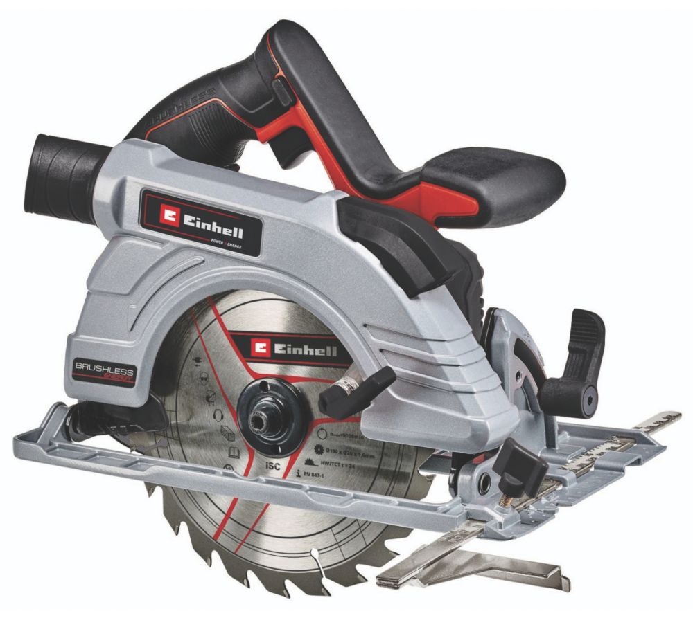 Image of Einhell TP-CS 18/190 Li BL-Solo 190mm 18V Li-Ion Power X-Change Brushless Cordless Circular Saw - Bare 