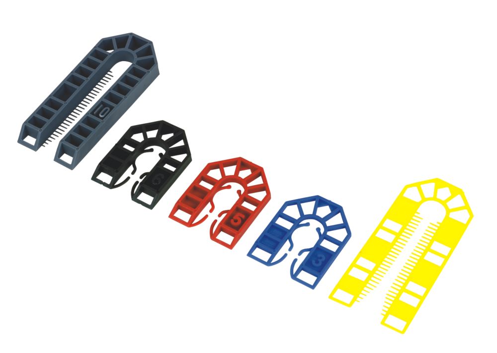 Image of Broadfix Assorted Plastic Shims Medium 200 Pcs 