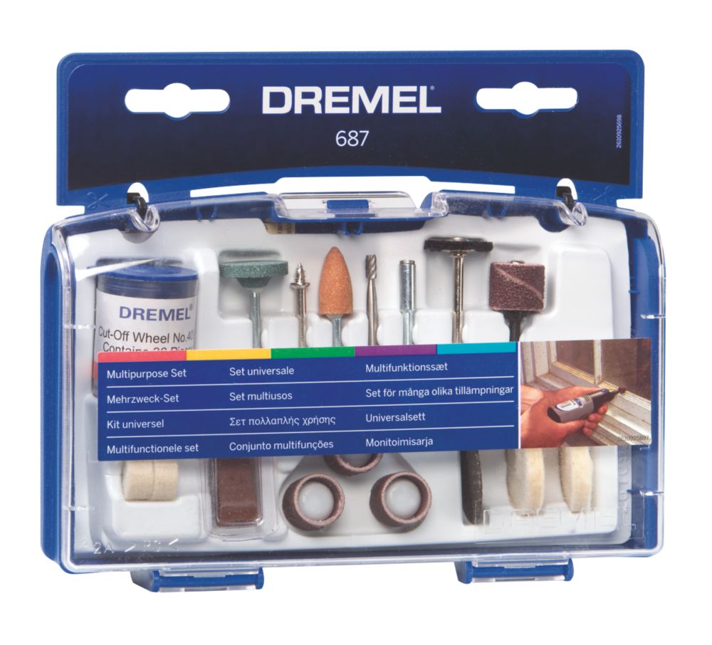 Image of Dremel 687 Multipurpose Cutting Kit 52 Pieces 