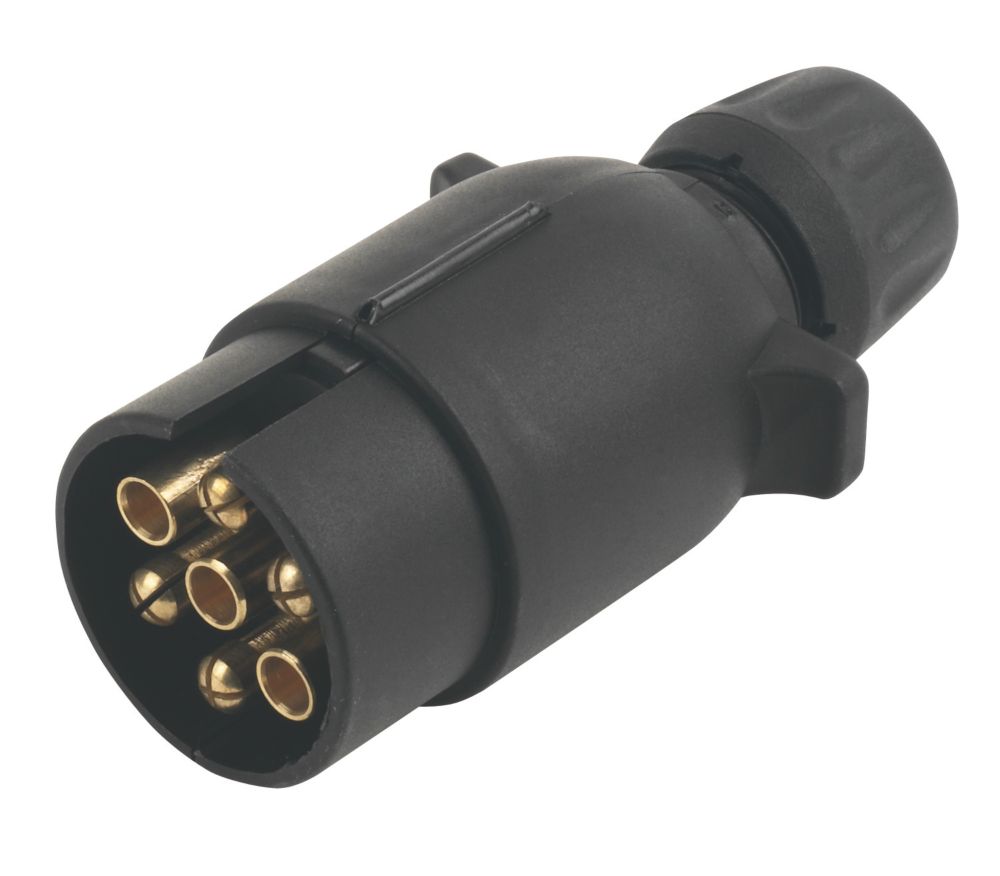 Image of Maypole MP021 7-Pin N-Type Trailer Board Plug 12V 