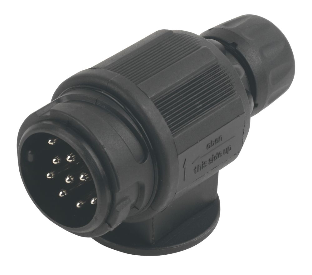 Image of Maypole MP128 13-Pin European Trailer Board Plug 12V 