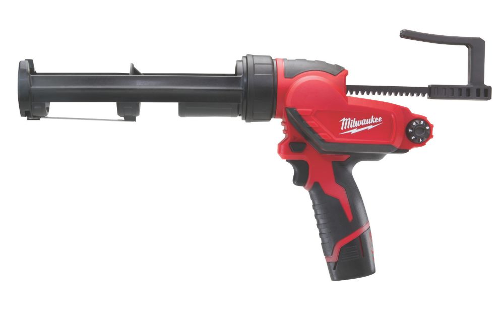 Image of Milwaukee M12 PCG/310C-201B 12V 1 x 2.0Ah Li-Ion RedLithium Cordless Sub-Compact Caulking Gun 