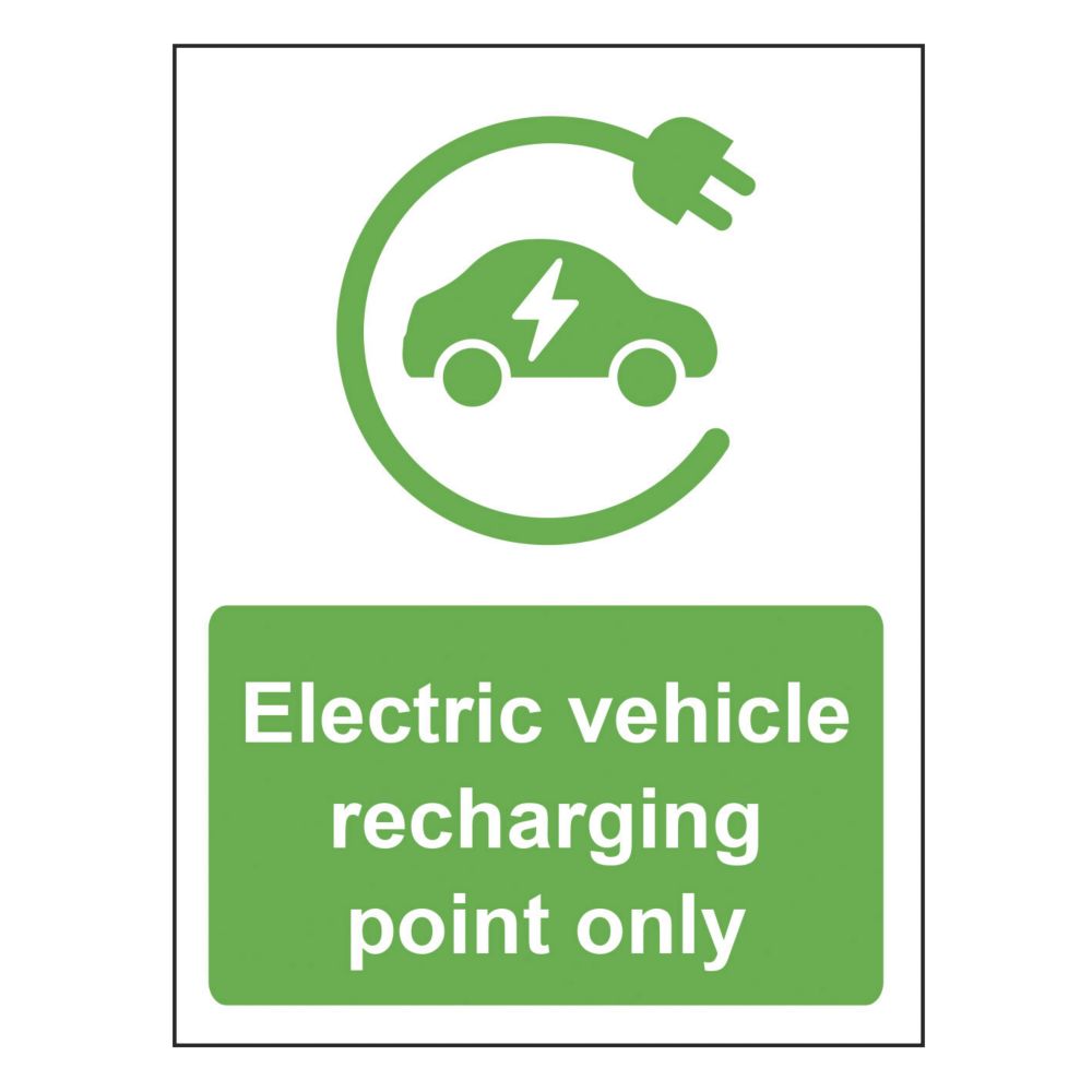 Image of Recharging Sign 300mm x 400mm 