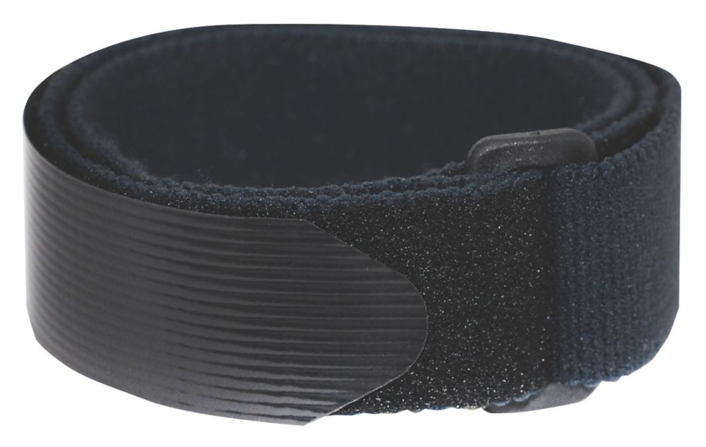 Image of Velcro Brand Black Stretch Strap 680mm x 25mm 2 Pack 