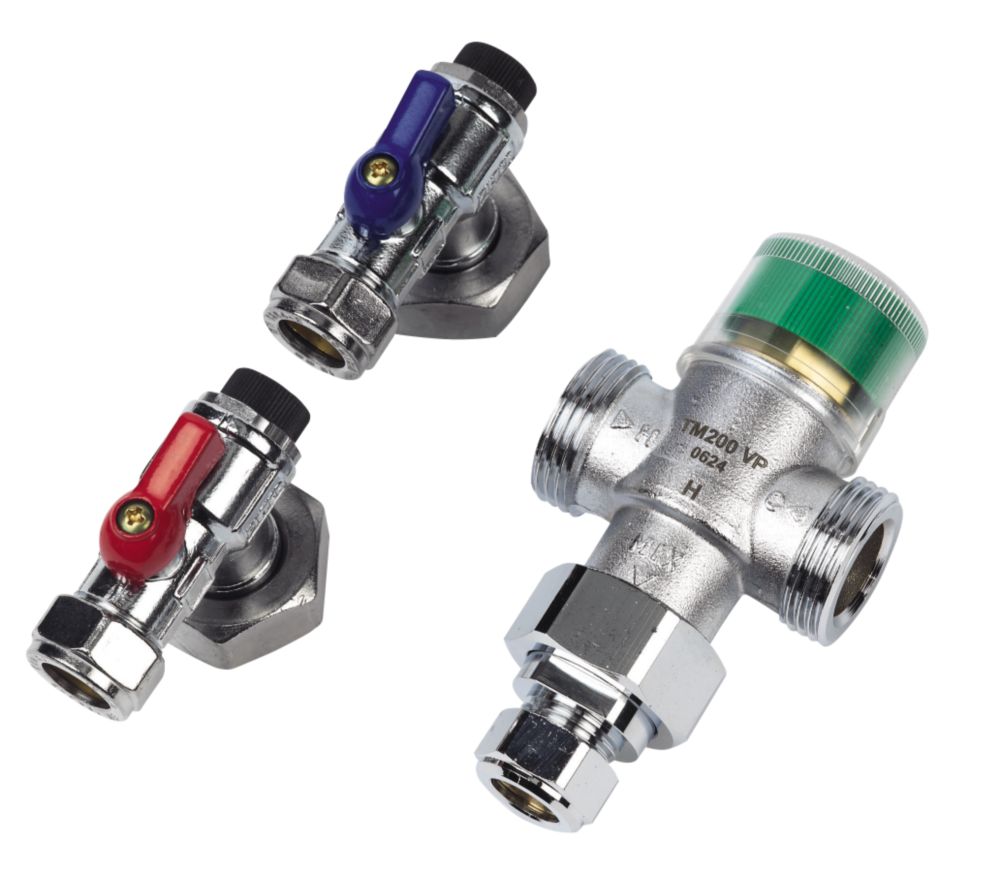 Image of Honeywell Home TM200VP-3/4C 4in1 Thermostatic Mixing Valve 15mm 