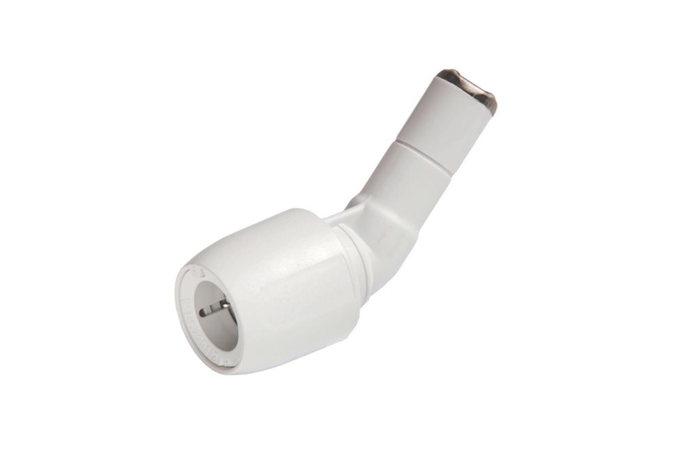 Image of Hep2O Plastic Push-Fit Equal 135Â° Stem Elbow 22mm 
