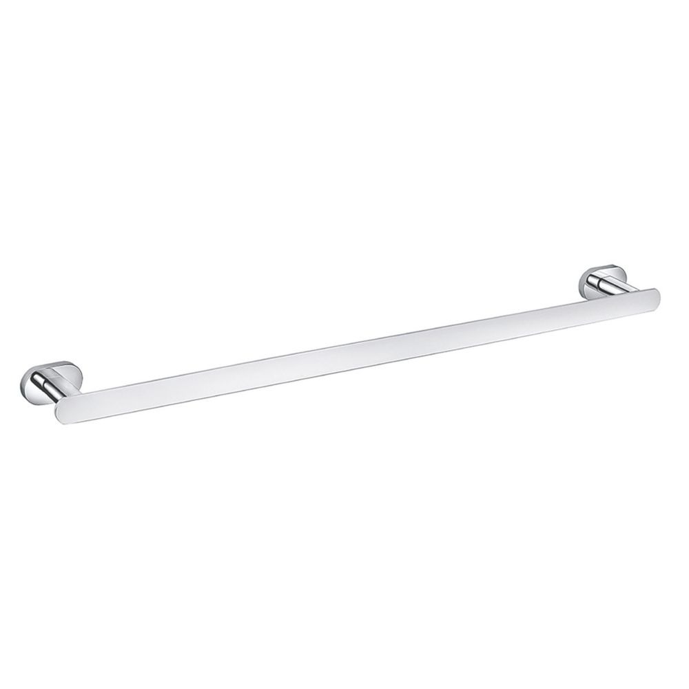 Image of Aqualux Sandown Single Towel Bar Chrome 66cm x 6cm x 9.5cm 
