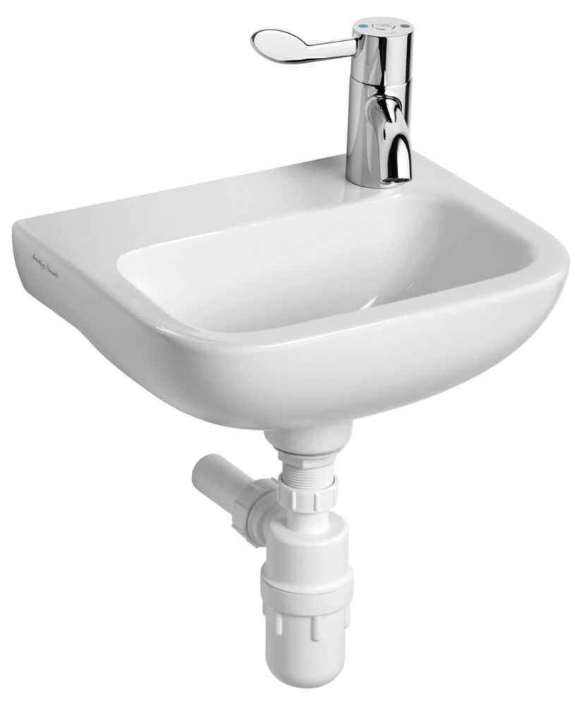 Image of Armitage Shanks Contour 21 Hand Rinse Washbasin RH 1 Tap Hole 370mm 