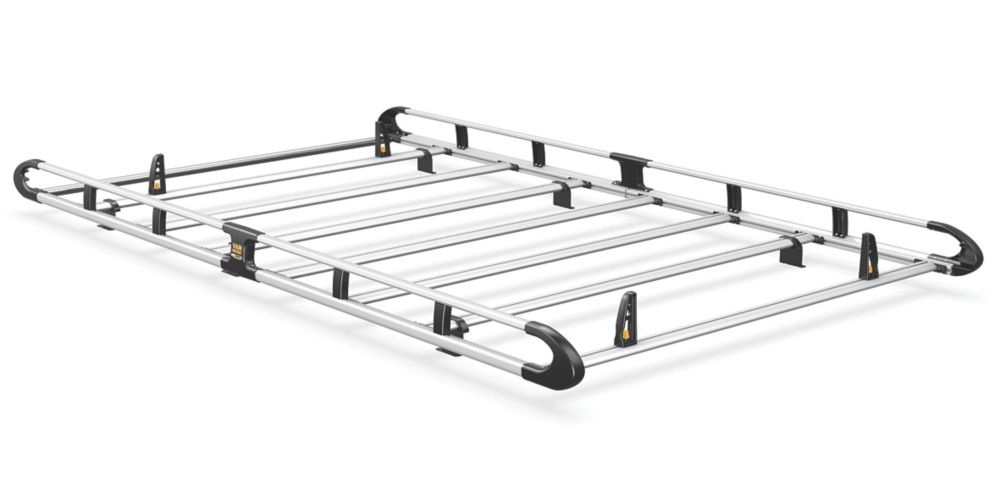 Image of Van Guard Peugeot Boxer 2006 on Roof Rack - 7-bar ULTIRack+ L1 H1 Twin Door 