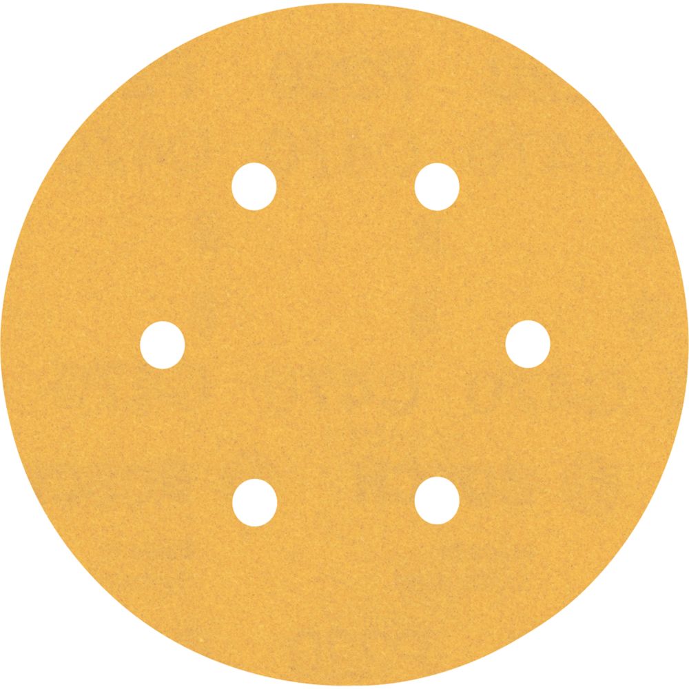 Image of Bosch Expert C470 Sanding Discs 6-Hole Punched 150mm 220 Grit 50 Pack 