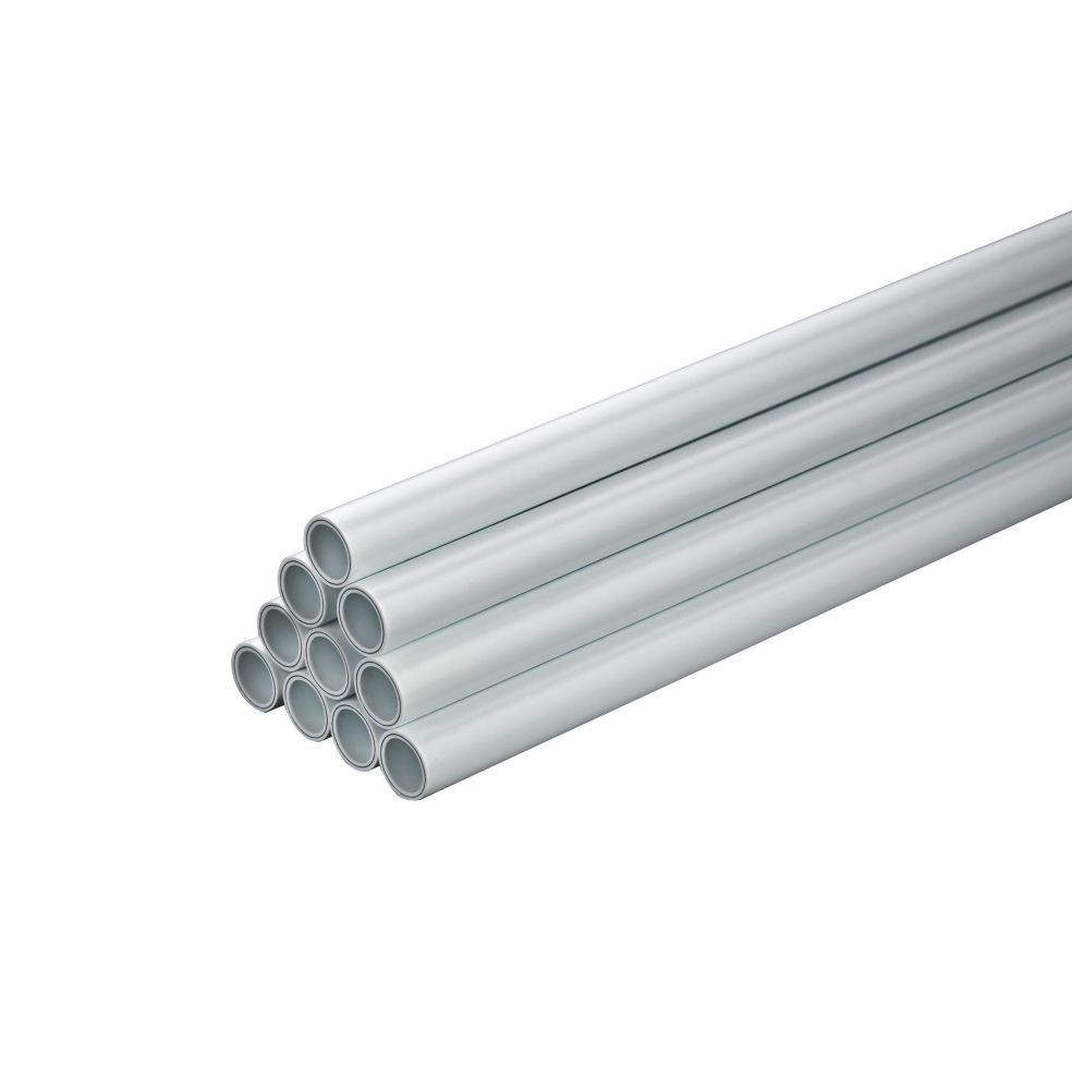 Image of FloPlast Push-Fit PE-X Pipe - White 15mm x 3m White 10 Pack 