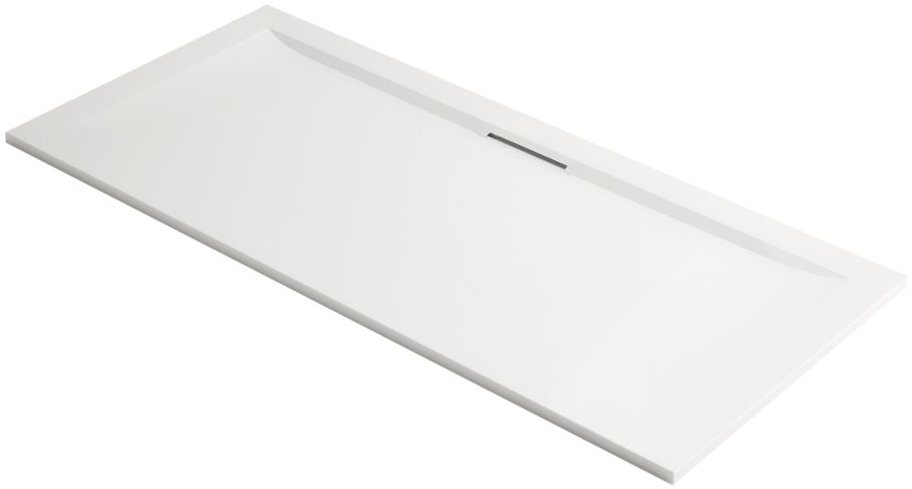 Image of Mira Flight Level Rectangular Shower Tray White 1700mm x 900mm x 25mm 