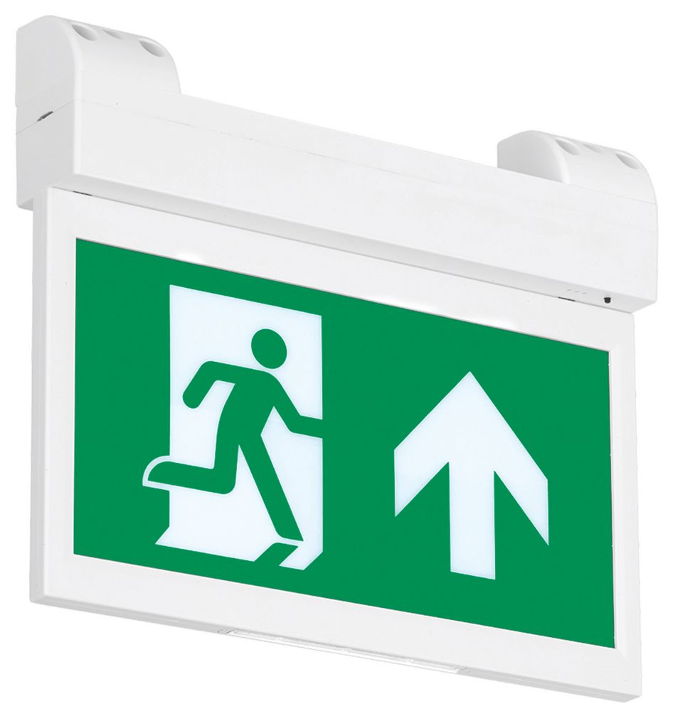 Image of Aurora Maintained Emergency LED Drop-Down Exit Blade with Up, Down, Left & Right Arrow 4W 42lm 