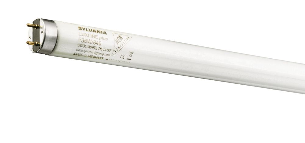 Image of Sylvania Luxline Plus G13 T8 Fluorescent Tube 3350lm 36W 1.2m 