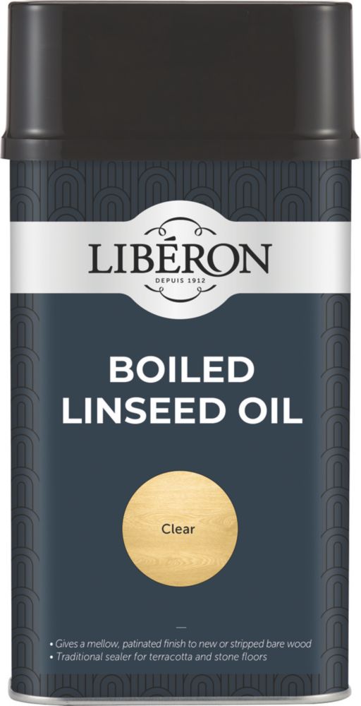 Image of Liberon Boiled Linseed Oil Clear 1Ltr 