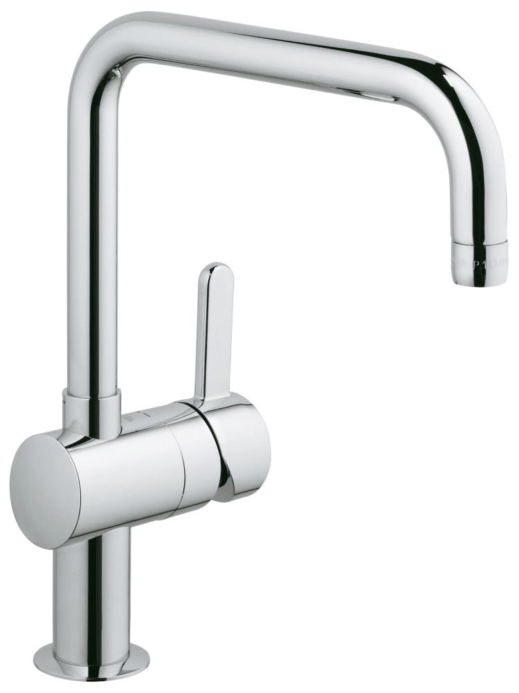 Image of Grohe Flair Mono Mixer Kitchen Tap Chrome 
