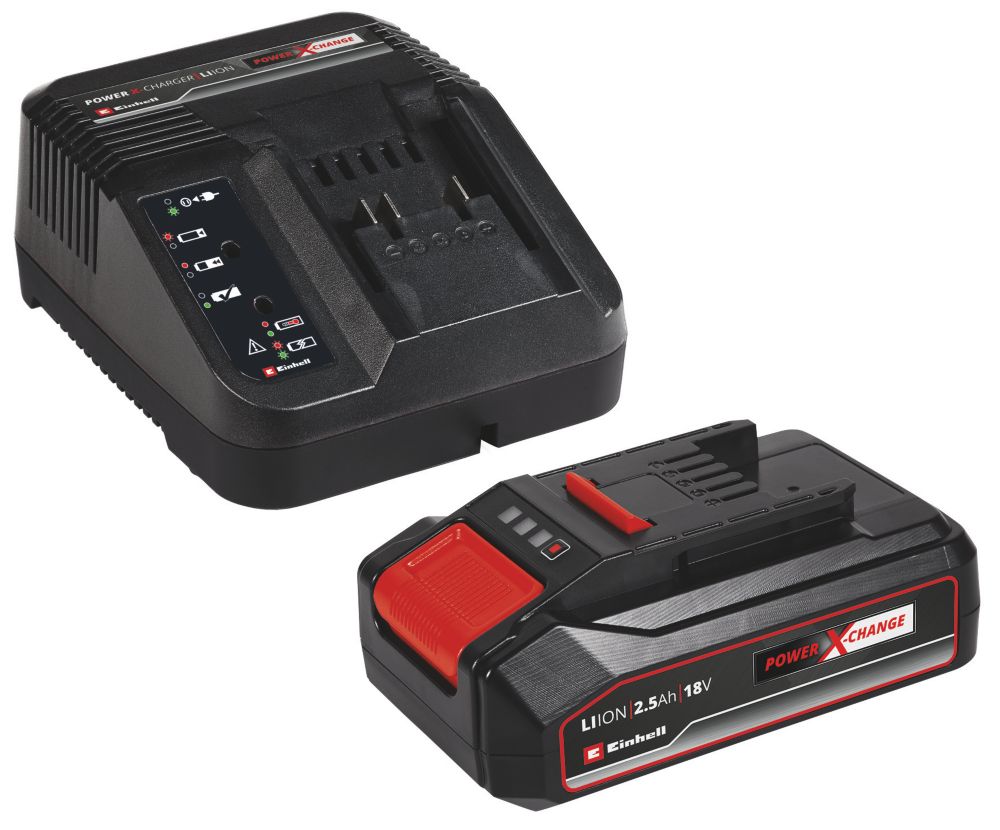 Image of Einhell 18V 2.5Ah Li-Ion Power X-Change Battery Starter Kit 