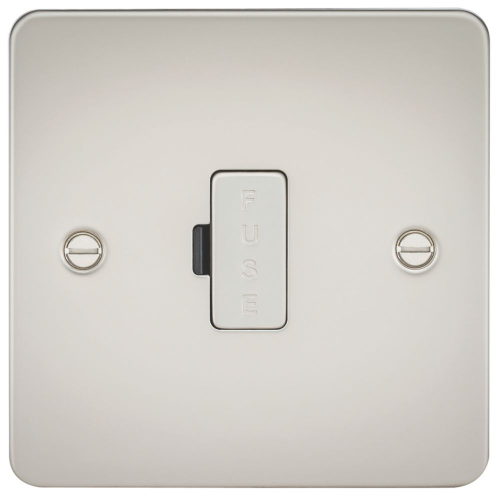 Image of Knightsbridge 13A Unswitched Fused Spur Pearl 