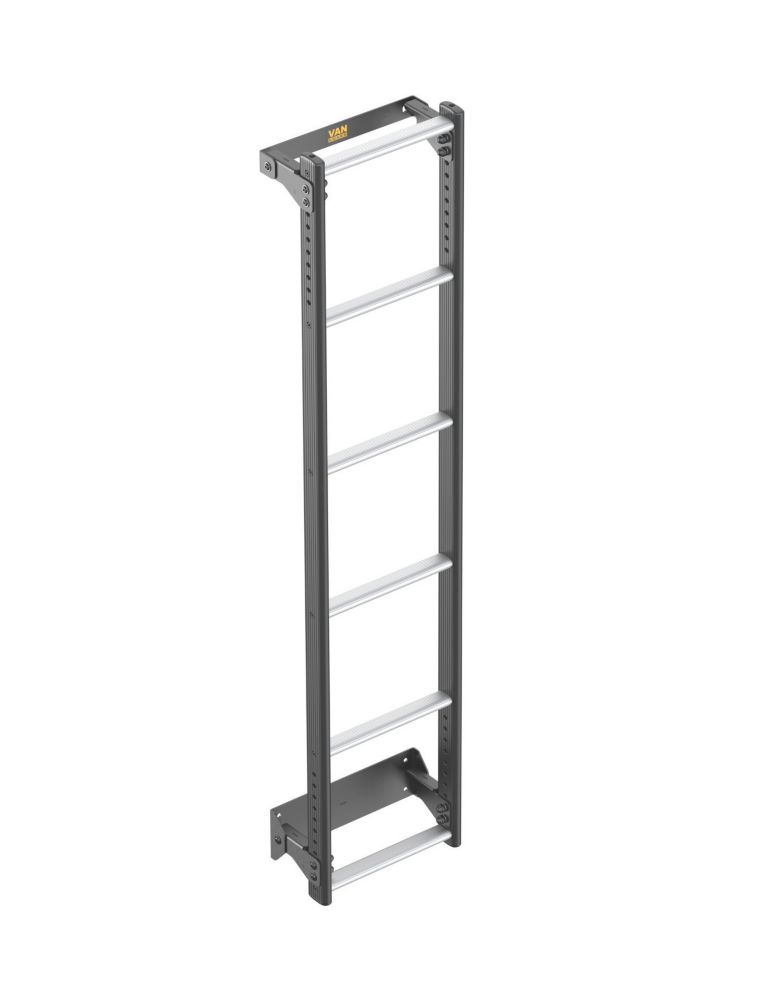 Image of Van Guard VGL6-08 Mercedes Sprinter 2006 - 2018 6-Treads ULTI Ladder Rear Door Ladder for H1 1560mm 