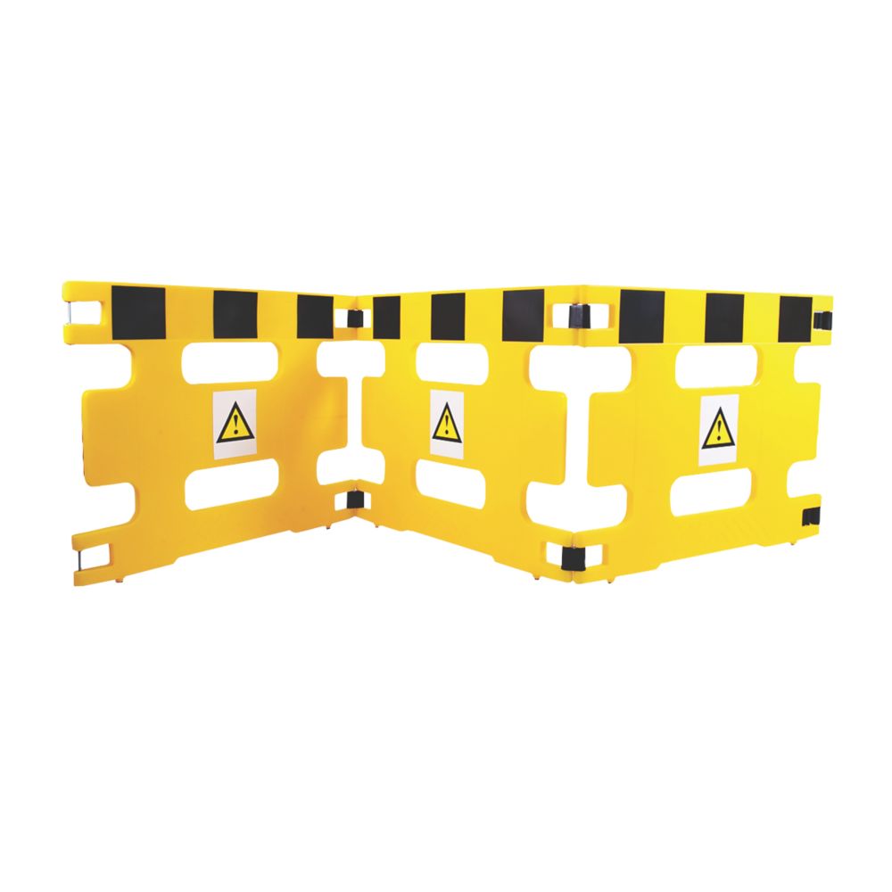 Image of Addgards Handigard 3-Panel Barrier Yellow / Black 970mm 