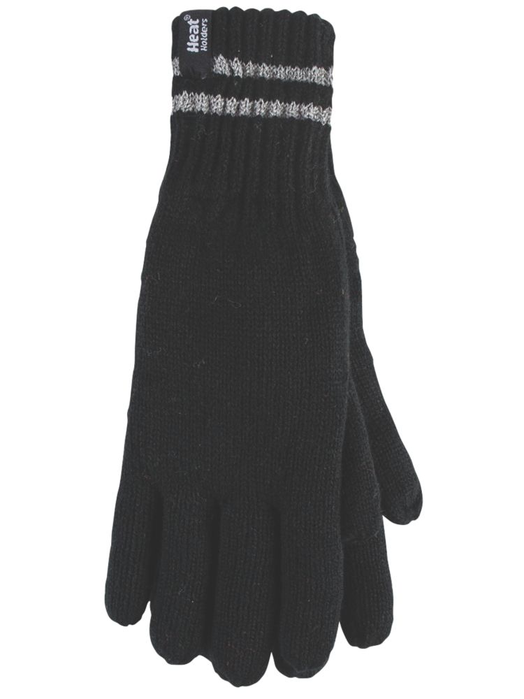 Image of SockShop Heat Holders Thermal Gloves Black Small / Medium 