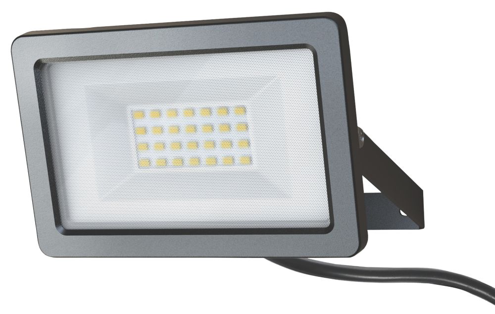 Image of LAP Weyburn Outdoor LED Floodlight Black 20W 2000lm 