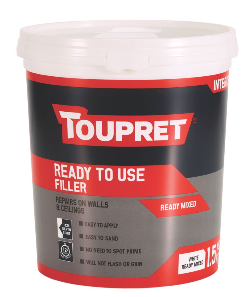 Image of Toupret Interior Ready-To-Use Filler 1.5kg 
