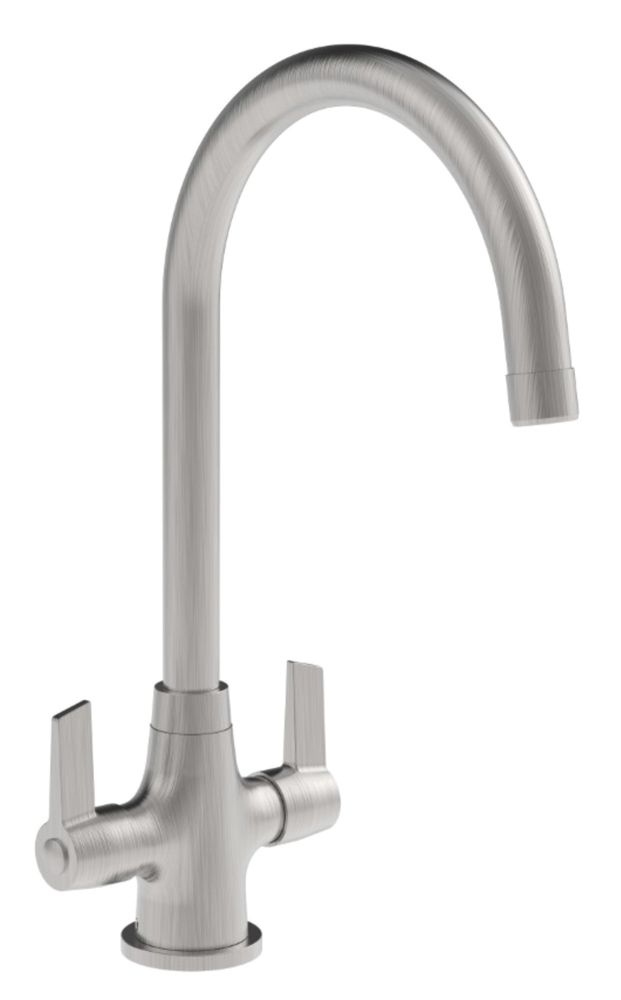 Image of Bristan Echo Easyfit Kitchen Sink Mixer Tap Brushed Nickel 
