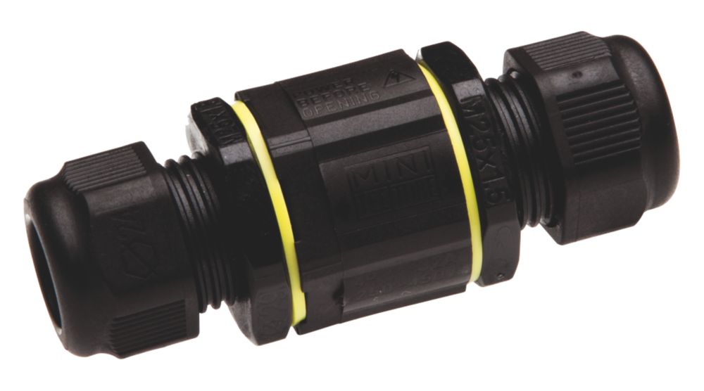 Image of Hylec TeeTube Mini 2-Entry 3-Pole In-Line Cable Joint 