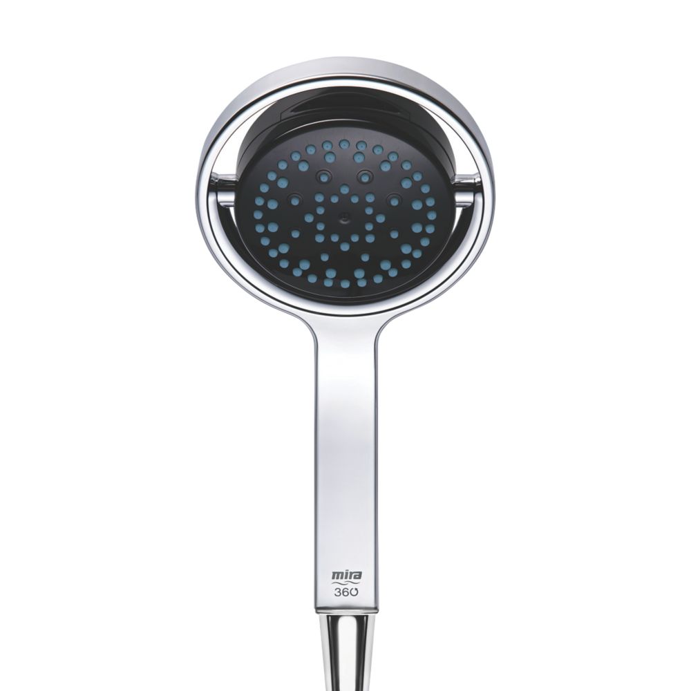 Image of Mira 360 Shower Handset Black / Chrome 140mm x 270mm 