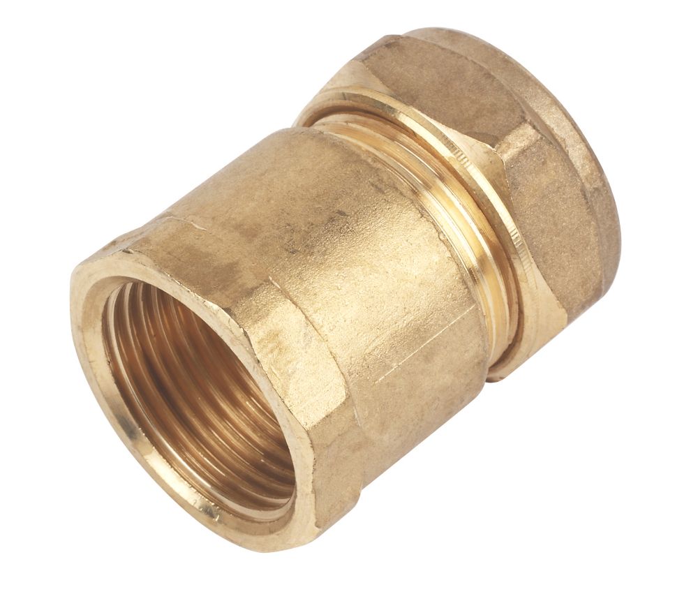 Image of Flomasta Compression Adapting Female Coupler 22mm x 3/4" 
