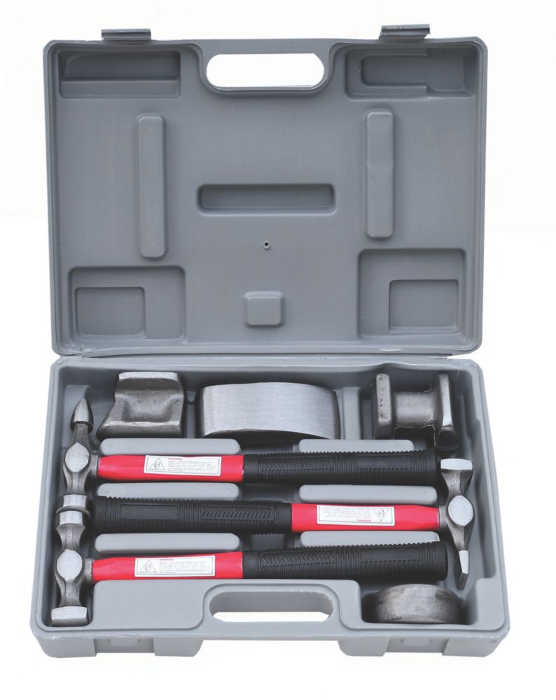 Image of Hilka Pro-Craft Vehicle Panel Beating Kit 7 Piece Set 