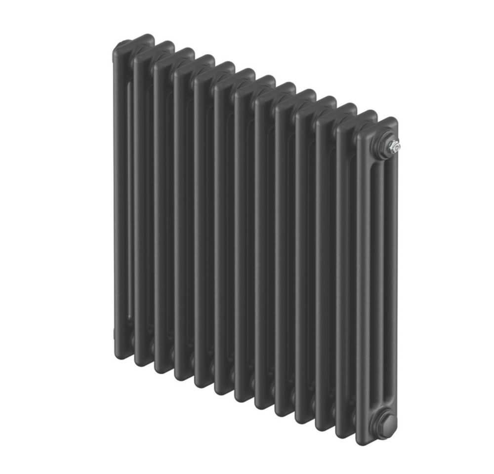 Image of Acova Classic 3 Column Horizontal Radiator 600mm x 628mm Anthracite 2701BTU 