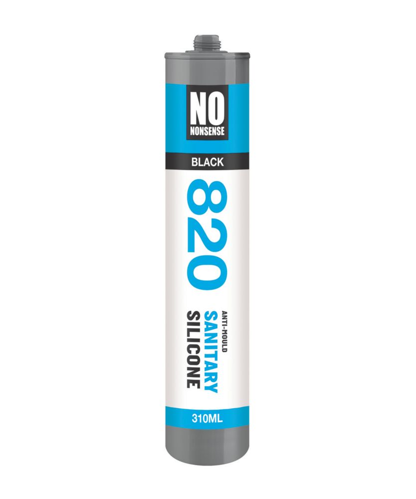 Image of No Nonsense Sanitary Silicone Black 310ml 